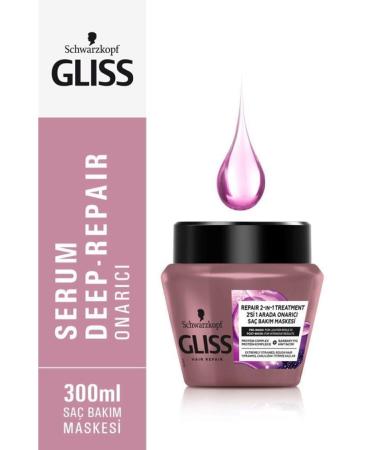 Gliss Schwarzkopf Serum Deep Repair Hair Care Mask 300 Ml