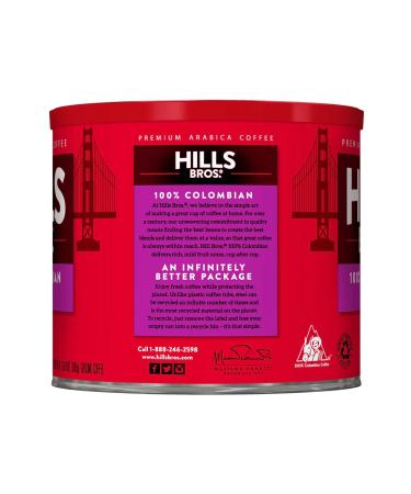 Hills Bros 100% Colombian Filter Coffee 680gr - Buy Online on GoSupps.com