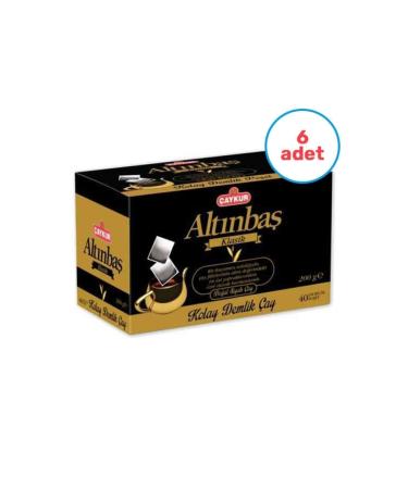 aykur 6 Pieces Alt nba Teapot Tea Bag (plain)