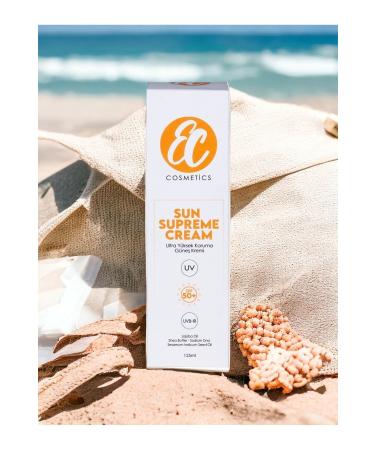 EC Cosmetics Sun Cream Vegan Spf 50 High Protection Effective Anti-Stain and Anti-Wrinkle Intensive Moisturizing - Buy Online on GoSupps.com
