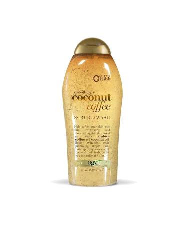 OGX Smoothing Coconut Coffee Scrub & Wash 577ML