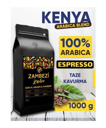 Zambezi Kenya Arabica Mixture Bean Filter Coffee Bean Espresso 1 Kg Fil 0 Arabica