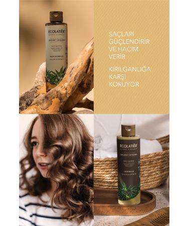 ECOLATIER Hair Shampoo and Conditioner Duo Set Volumizing Fast Growth Organic Hemp 500 ml - Buy Online on GoSupps.com