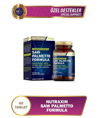 Nutraxin Saw Palmetto Formula 60 Tablet 4 Pack