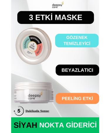 Deepsy Care 3' Effect Mask Whitening Peeling Cleaning