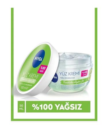 Cream Nivea %100 Oil-Free Refreshing Hydro Gel Face Cream 100ml
