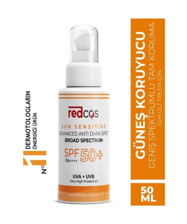 redCOS Spf50+ Broad Spectrum Pa++++ Face Sunscreen Strongest Protection Against Uva + Uvb Rays All Day Long - Buy Online on GoSupps.com