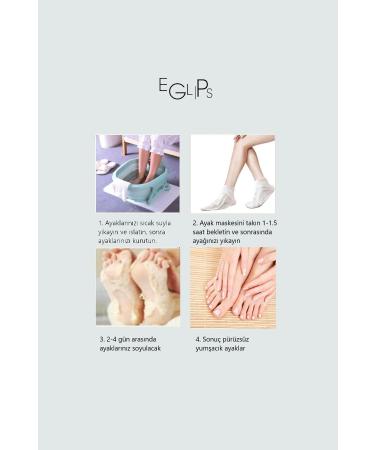 Dead Skin Exfoliating Foot Sock Mask - Buy Online on GoSupps.com