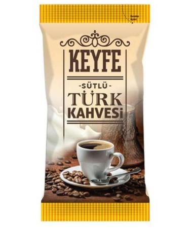 Keyfe Single Use Turkish Coffee with Milk 7gr X 16 pieces