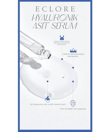 Eclore Hyaluronic Acid 2% Hyaluronic Acid And B5 Based Serum 30ml - Buy Online on GoSupps.com