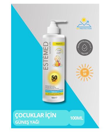 ESTEMED Transparent and Moisturizing Sun Oil for Children SPF50+ 100ml