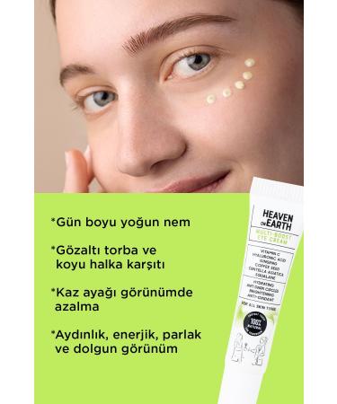 Heaven on Earth Anti-Wrinkle Under-Eye Bag and Dark Circle Eye Contour Cream 15 ml - Buy Online on GoSupps.com