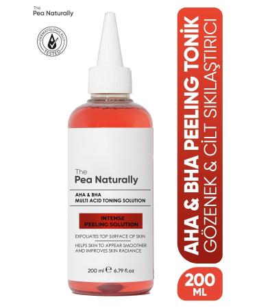 The Pea Naturally Pore & Skin Tightening Aha & Bha Peeling Tonic 200 ml