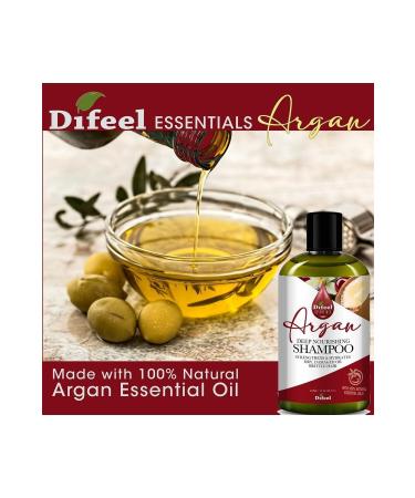 Difeel Essentials Argan Oil Nourishing Shampoo 360 ml - Buy Online on GoSupps.com