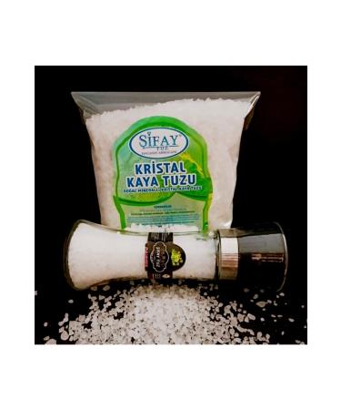 ifay ank r Granular Salt 1 Kg + 1 Piece 215 Gr Salt Mill 2 Piece Set