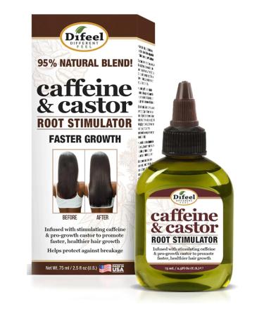 Difeel Caffeine & Castor Hair Care Solution 75ML