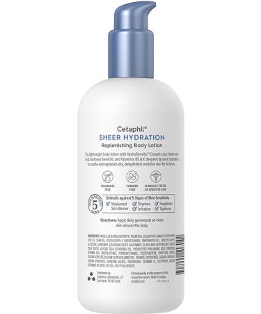 Cetaphil Sheer Hydration Moisturizing and Renewing Body Lotion 236ml - Buy Online on GoSupps.com