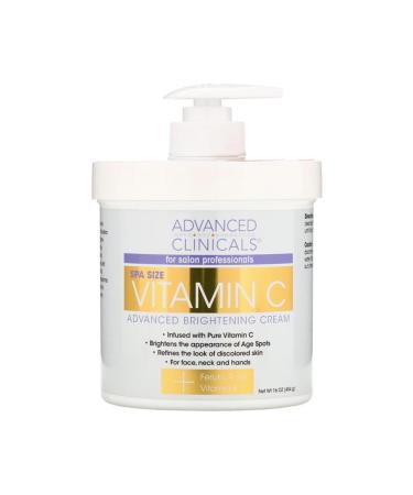 ADVANCED CLINICALS Vitamin C Cream 454gr