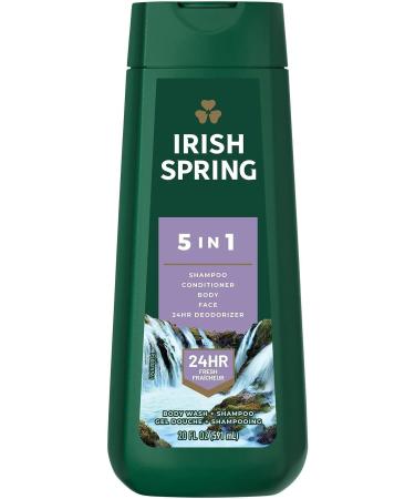 Irish Spring 5in1 Shampoo Full Body Wash 591ml 035000996756