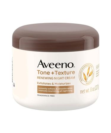AVEENO Tone + Texture Exfoliating and Moisturizing Night Body Cream 227GR