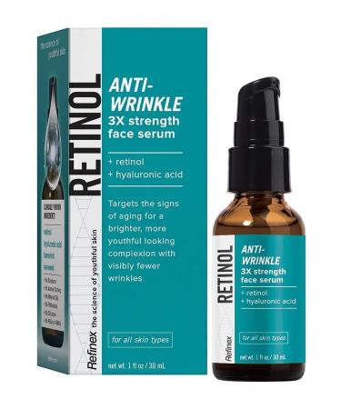 Refinex Retinol + Hyaluronic Acid Facial Serum 30ML