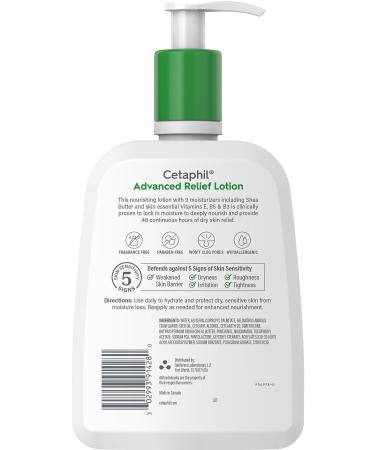 Cetaphil Advanced Relief Shea Butter Moisturizing Lotion 473ml - Buy Online on GoSupps.com