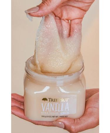 TreeHut Tree Hut Vanilla Shea Sugar Scrub Body Peeling 510 gr - Buy Online on GoSupps.com