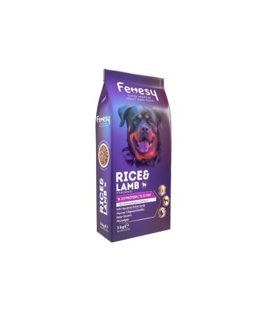 Fevesy Dog Food Adult 3 Kg Lamb & Rice