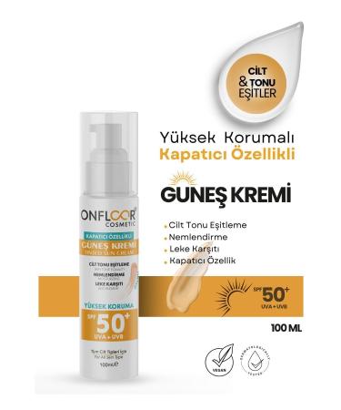 ONFLOOR COSMETIC Sun Cream Tinted (concealer) Feature 50 Spf