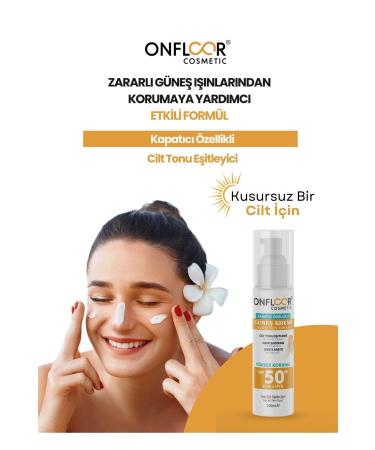 ONFLOOR COSMETIC Sun Cream Tinted (concealer) Feature 50 Spf - Buy Online on GoSupps.com