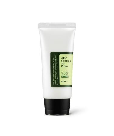 Cosrx Aloe Soothing Sun Cream Spf50 Pa+++ - Soothing Spf50+ Sun Cream with Aloe Vera Extract