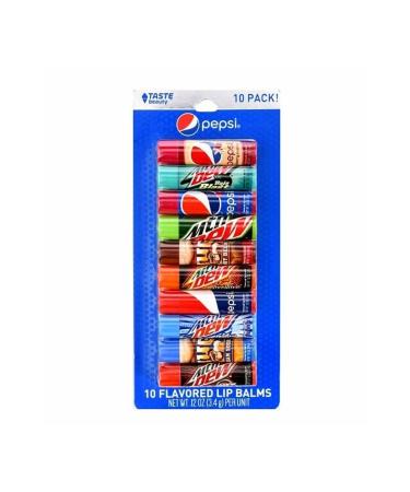 Pepsi Flavored Lip Balms 10 Pieces
