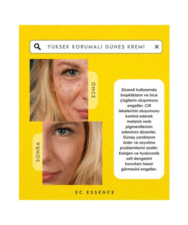 EC Cosmetics Sun Cream Vegan Spf 50 High Protection Effective Anti-Stain and Anti-Wrinkle Intensive Moisturizing - Buy Online on GoSupps.com