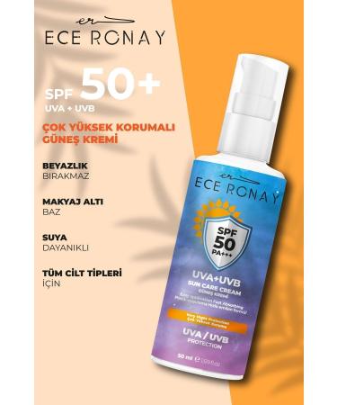 Ece Ronay Spf 50+ High Protection Moisturizing Body Sun Cream for All Skin Types 50 Ml - Buy Online on GoSupps.com