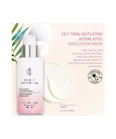 Yves Rocher 30 SPF Emulsion Cream - Anti-Stain and Anti-Wrinkle Herbal Complex Care / Bright Botanical-50 ml - Buy Online on GoSupps.com