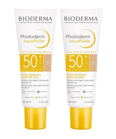 Bioderma Photoderm Aquafluide Claire Light Spf50 40 Ml 2 Pieces