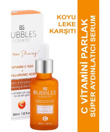 bs bubbles cosmetic C Vitamin Serum Brightening and Anti-Wrinkle 30ML