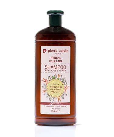 Pierre Cardin Herbal Repairing and Revitalizing Effective Herbal Shampoo 750 ml - Buy Online on GoSupps.com