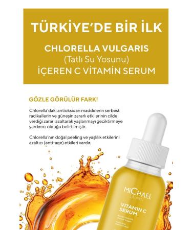 Michael Lauren Anti-Stain Chlorella Algae Extract Vit C Serum Ferulic Acid Ascorbic Acid (chlorella vulgaris) - Buy Online on GoSupps.com
