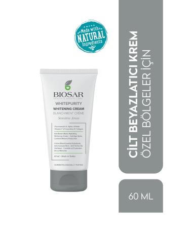 B OSAR Whitepurity Underarm Elbow Knee Bikini Area Brightening Cream 60 ml