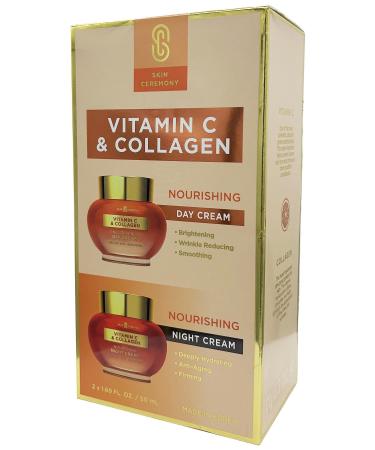 SC Skin Ceremony Vitamin C & Collagen Night and Day Cream Duo Set 2x50ML