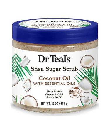 Dr Teals Dr.teal's Shea Sugar Scrub Coconut Oil Body Sugar Peeling 538gr