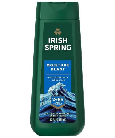 Irish Spring Moisture Blast Hydrating Face and Body Wash 591ML