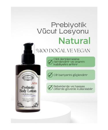 Rosece Prebiotic Lotion Hand and Body | Sensitive Skin Natural Moisturizer for Babies and Children | 200ml