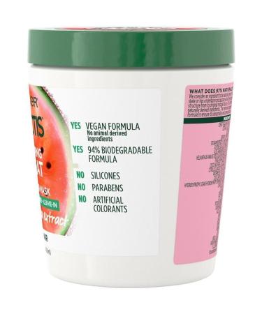 Garnier Fructis Watermelon Extract Hair Mask for Fine Hair 400ml - Buy Online on GoSupps.com