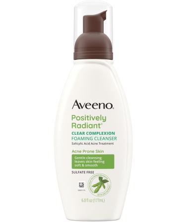 AVEENO Positively Radiant Oil-Free Foaming Facial Cleanser 177ml