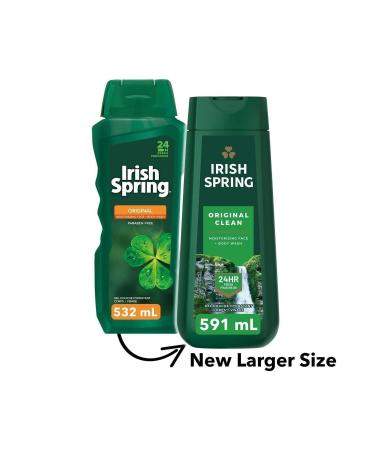 Irish Spring Original Clean Body Wash Original Shower Gel 591 Ml - Buy Online on GoSupps.com