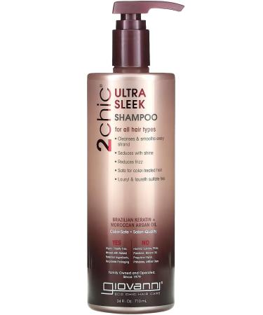 Giovanni 2chic Ultra Sleek Brazilian Keratin and Argan Oil Shampoo 710ml