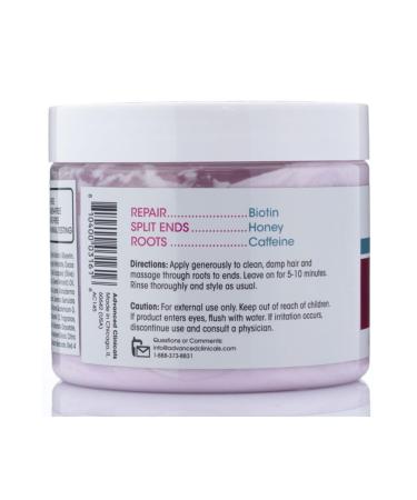 ADVANCED CLINICALS Biotin Anti-Break Hair Repair Mask 340gr - Buy Online on GoSupps.com