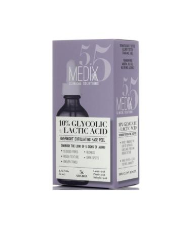 Medix 5.5 10% Glycolic + Lactic Acid Peeling Face Serum 52ml - Buy Online on GoSupps.com